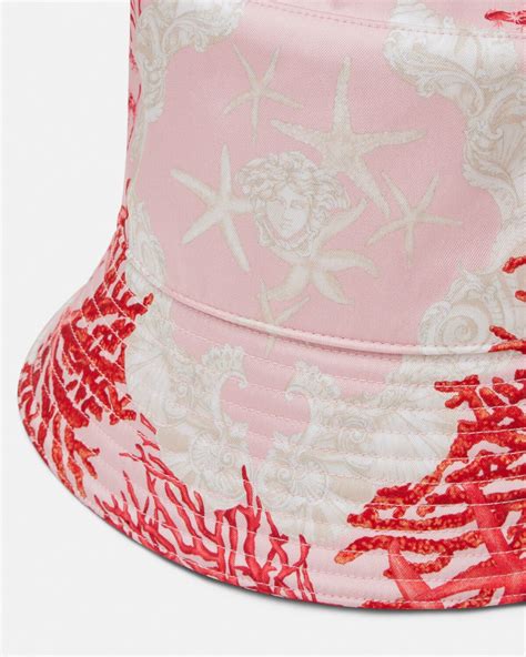 pink versace hat|Versace ladies hats.